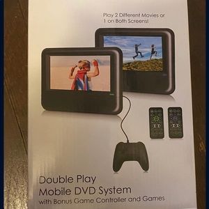 Double play mobile dvd system